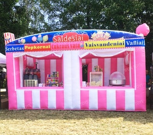 Carpa Inflable Personalizada para Carnaval, Puesto <span class=keywords><strong>de</strong></span> Golosinas, Puesto <span class=keywords><strong>de</strong></span> Comida, Puesto <span class=keywords><strong>de</strong></span> Helados, con Material <span class=keywords><strong>de</strong></span> PVC, Dimensiones <span class=keywords><strong>de</strong></span> 8-10 pies, en Venta - Product Image 6