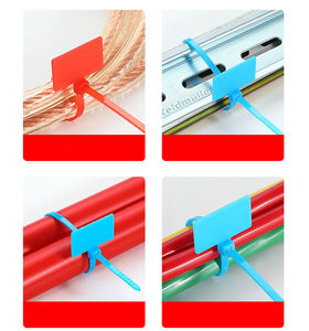 セルフロックPA66ケーブルZipタイマーキングラベル書き込み付きワイヤータグ、電力 & 電気産業用 - Product Image 6