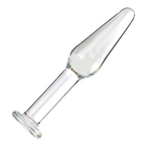 Tapón Anal Erótico de Vidrio Transparente e Impermeable de Tamaño Pequeño para Mujeres, Juguete Sexual HUAWEN con Cuentas para Principiantes - Product Image 4