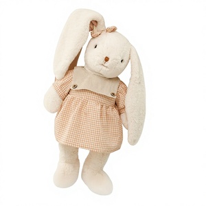 Muñeca de Peluche Súper Suave de Conejita <span class=keywords><strong>Princesa</strong></span> para Exportación, Vestido Lindo, Edredón de Café, Algodón PP Lavado, 31-50cm, Lycra - Product Image 1
