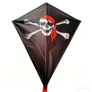 <span class=keywords><strong>Cerf</strong></span>-<span class=keywords><strong>volant</strong></span> Diamant Crâne de Pirate - Facile à faire voler pour enfants et adultes, structure robuste |   Pliable et portable - Product Image 5
