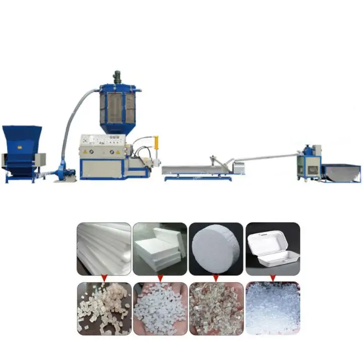 Машина для переработки вспененного пенополистирола
