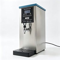 Hervidor de Agua Eléctrico de Acero Inoxidable de Sobremesa, 1.5KW, Doble Voltaje 220V/110V, para Uso Comercial, Solo Agua Caliente, 35L/H