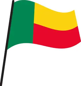 In Logo Truyền Nhiệt Giá Rẻ Quảng Cáo Một Mặt/Hai Mặt Cờ Quốc Gia Benin 3x5ft