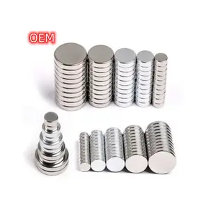 China manufacturers wholesale nickel coated strong power small disc round magnet