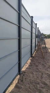 Borde DE PRIVACIDAD 7ft Panel de valla de jardín natural proyección viento/protección solar panel de valla poste de acero - Product Image 5
