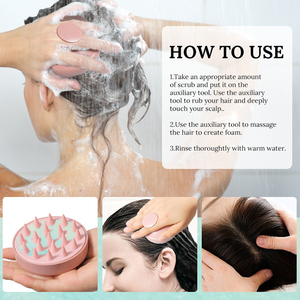 <span class=keywords><strong>Shampooing</strong></span> exfoliant pour cuir chevelu au sel marin, forme crème glacée, 3 couleurs, antipelliculaire, soin des cuirs chevelus gras, marque privée OEM - Product Image 6