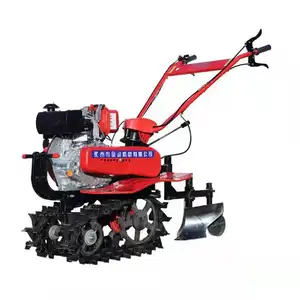 Mini 5kw Diesel Multifunctional Power Cultivator Tiller Motor 95 Disc tractor Home Manual Weeder Farm Machinery Equipment 1 Set