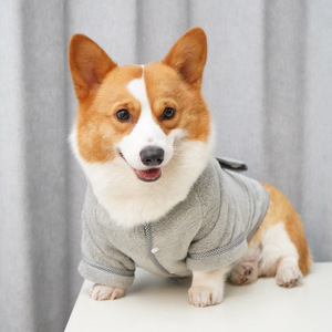 Pet Bathrobe <b>Light</b> Blue And Dark Gray Warm Absorbent For <b>Dog</b> Cat Winter Spring Autumn - Product Image 2