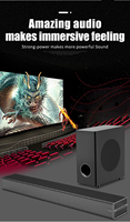 S5 speaker TV LED, pengeras suara Bluetooth nirkabel kabel Surround dengan Subwoofer Audio teater Rumah