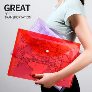 Carpeta de Archivo con Cierre a Presión, Reutilizable, Impermeable, Duradera, Transparente, con Logotipo Personalizado, para Documentos de Oficina y Escolares, Tamaño A4 - Product Image 6