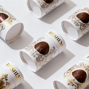Emballage de Luxe en Tube Papier | Boite Cylindrique pour Parfum, Encens, Cadeau, Alimentaire et Chocolat - Product Image 4