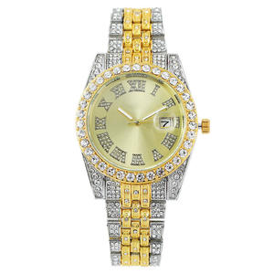 Orologio da Donna al Quarzo con Numeri Romani, Stile Hip Hop, in Lega con Strass, Disponibile in Otto Colori - Product Image 4