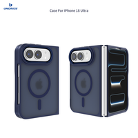 Pour iPhone Ultra Max pour iPhone 18 Fold Étui magnétique antichoc transparent minimaliste multicolore Emayce pour iPhone Ultra