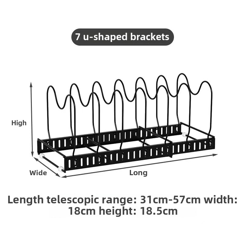 Black - 8 brackets