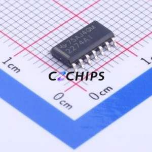 ชิปวงจรรวม SOIC-14 TLC2274AIDR ใหม่และดั้งเดิมความแม่นยำสูง - Product Image 1