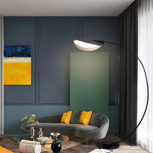 <span class=keywords><strong>Led</strong></span> thiết kế hiện đại Đèn sàn đơn giản sáng tạo bầu không khí sàn ánh sáng phòng khách nghiên cứu trang trí câu cá đứng chiếu sáng - Product Image 4