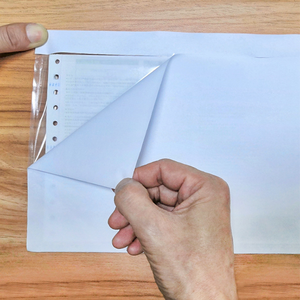 Sobres de lista de embalaje autoadhesivos transparentes, bolsa de envío/Correo, bolsas cerradas para recibos de embalaje, facturas - Product Image 4