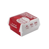 Empaquetado de marca de comida rápida con logotipo personalizado para sándwich, perro caliente, pollo frito, hamburguesa, hamburguesa, fiambrera, chicle en relieve