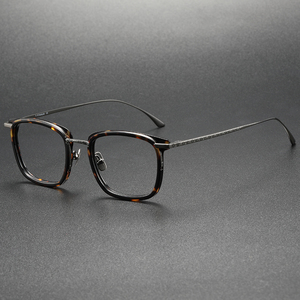 CS-MORNING monture <span class=keywords><strong>optique</strong></span> en titane pur, lunettes de bonne qualité pour hommes et femmes, montures 2023 - Product Image 3