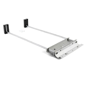 Meccanismo di guida a scomparsa l525 per alette da tavolo per traversa in legno. - Product Image 1