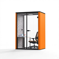 Système de Conférence Audio HAUMR - Cabine Insonorisée pour Interviews et Réunions avec Panneaux Acoustiques pour un Espace Calme