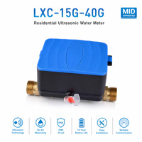 Compteur d'eau ultrasonique à filetage DN20 DN40 homologué MID, alimenté par batterie, LoRaWAN, vente en gros