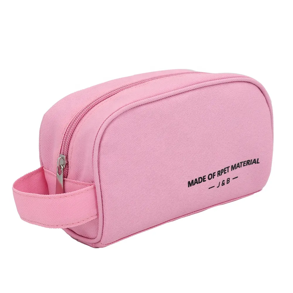 Oxford poliestere sacchetto cosmetico uomini logo personalizzato lavabile sacchetto della chiusura lampo sacchetto del regalo promozionale uomini toilet bag fornitore