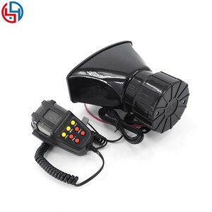 Sirène <span class=keywords><strong>de</strong></span> voiture 100W à 7 tons, haut-parleur <span class=keywords><strong>de</strong></span> sirène puissant pour <span class=keywords><strong>pompier</strong></span>, ambulance, moto, voiture, camionnette, camion, 120 dB avec micro - Product Image 1