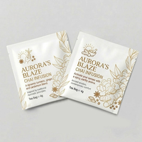Sachets en papier kraft personnalisés, écologiques, de qualité alimentaire, laminés, pour poudre de thé, petits sachets de thé, sachets de café