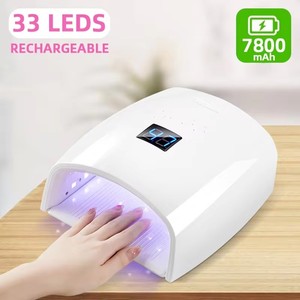Lámpara de Uñas UV LED Inalámbrica Profesional de 66W, Secador de Esmalte de Gel de Secado Rápido, con Batería, Material Plástico, para Arte de Uñas - Product Image 2