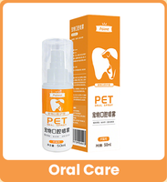Spray buccal pour animaux de compagnie, chiens et chats, formule naturelle à base de plantes, sans alcool, soin dentaire pour chiens et chats, rafraîchisseur d'haleine, nettoyage des dents, en stock