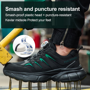 <span class=keywords><strong>Scarpe</strong></span> <span class=keywords><strong>Antinfortunistiche</strong></span> alla Moda con Punta in Acciaio e Bottone Rotante per Uomo e <span class=keywords><strong>Donna</strong></span>, <span class=keywords><strong>Comode</strong></span> <span class=keywords><strong>Scarpe</strong></span> da Lavoro Trasparenti per Uso Industriale - Product Image 2