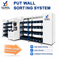 Sistema Automático de Clasificación de Pared 3D YJ-INTL, Máquina Clasificadora de Pedidos para Almacén Personalizable, Estructura de Acero Inoxidable de Alta Capacidad