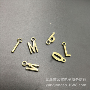 จี้ตัวอักษรเงินทิเบต สีเงินโบราณ สำหรับทำเครื่องประดับ DIY จี้ห้อยคอ สร้อยข้อมือ สร้อยคอ และอุปกรณ์เสริม - Product Image 3