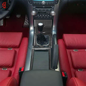 แผ่นครอบเกียร์กลางรถยนต์สติกเกอร์คาร์บอนไฟเบอร์สำหรับ Honda Acura <span class=keywords><strong>Tl</strong></span> 2004 2005 2006 2007อุปกรณ์เสริม2008 - Product Image 5