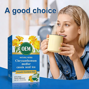 ชาสมุนไพร OEM ดอกเก๊กฮวย โกจิเบอร์รี่ เมล็ดขี้เหล็ก ผสมฮันนี่ซัคเคิล บรรจุ 20 ซองชา ซองละ 2.5 กรัม บรรจุกล่องมาตรฐาน CGMP - Product Image 3