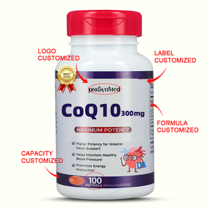 Capsules molles de <span class=keywords><strong>CoQ10</strong></span> 300 mg OEM, haute absorption, pour la santé cardiaque, la pression artérielle et le soutien à la production d'énergie - Product Image 3