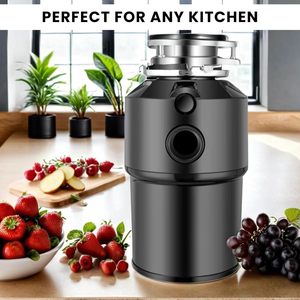 Cocina doméstica Acero inoxidable Alimentos Anti-mermelada Fregadero <span class=keywords><strong>de</strong></span> molienda Basura Eliminación y gestión <span class=keywords><strong>de</strong></span> <span class=keywords><strong>residuos</strong></span> sólidos - Product Image 3