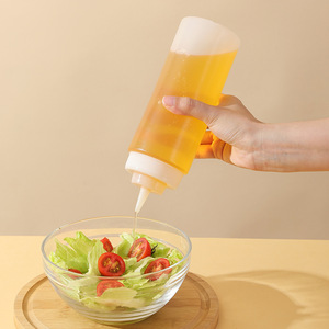 Pointed Nozzle <b>Squeeze</b> <b>Bottle</b> Sauce Dispenser <b>Plastic</b> Multi Functional Leak Proof For Salad Dressing Oil Storage Small Medium - Product Image 2