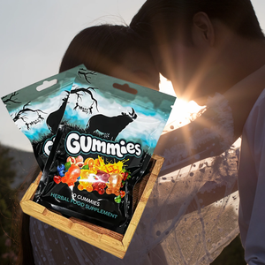 Bonbons gélifiés naturels à base de plantes pour la vitalité masculine, formule pour la puissance, booster d'énergie, certifié GMP - Product Image 2