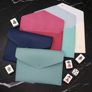 Creative Envelope Holder Mahjong Rule Sleeve Protective Cover Leather Clutch <b>Card</b> Case for <b>Playing</b> <b>Cards</b> - Product Image 5