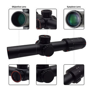 30mm 튜브 직경 및 ED 유리 광학 기능을 갖춘 Hawk 1-6X24 SFP 시차 보정 조명 전술 사냥 범위 - Product Image 3