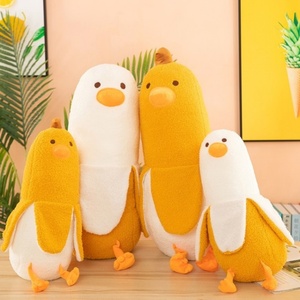 Linda Almohada de Peluche de Pato Banana, 2 Colores, Juguete de Peluche Largo de Pato Banana, Cojín Suave para Dormir y Abrazar, Decoración del Hogar, Regalo - Product Image 1