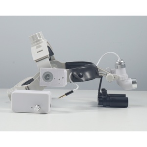 4X 5X 6x Kính lúp nha khoa Ống nhòm LOUPES Headband có thể điều chỉnh với đèn pha LED 5W nha sĩ phẫu thuật đèn pha - Product Image 4