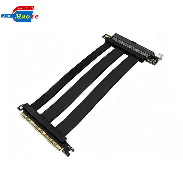 PCIe 5.0 Riser Cable Gen5 X16 for RTX 5090 4090 / RX 9070 128GB/s Bandwidth Full Backward Compatible PCIe 4.0 3.0
