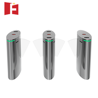 Tourniquet biométrique avec reconnaissance faciale, lecteur de cartes RFID et codes QR, en acier inoxydable 304, protection IP66, barrière anti-écrêtlement