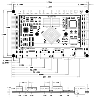 Placa base Android RK3288 Pcba para proveedor de máquinas de diseño, desarrollo de tabletas, placa controladora Lcd, controlador de pantalla LVDS
