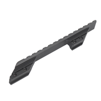 Convertidor de Punta Inclinada Tipo Cola de Golondrina de 175mm con 14 Ranuras, de Aluminio CNC, de 11 a 21mm, Herramienta Accesoria Táctica Universal, Venta al por Mayor de Fábrica