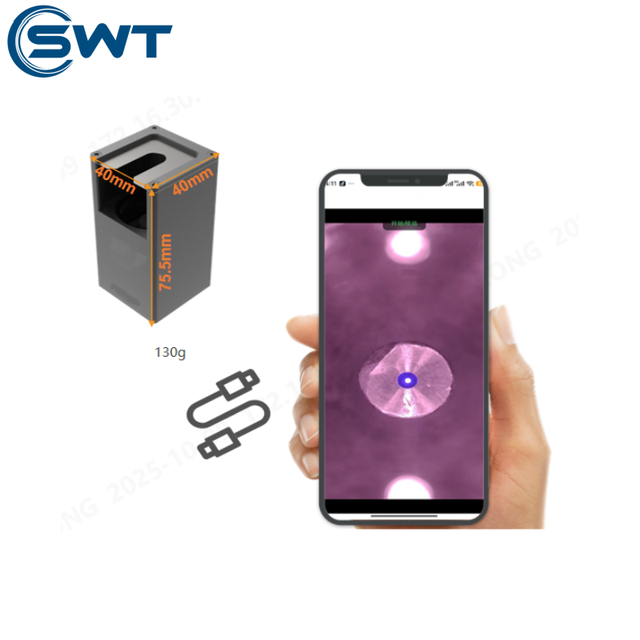 SWT Portable Laser Vision Alignment Device with Cutting Head Nozzle Calibration Tool Lightweight and Durable for Easy Use